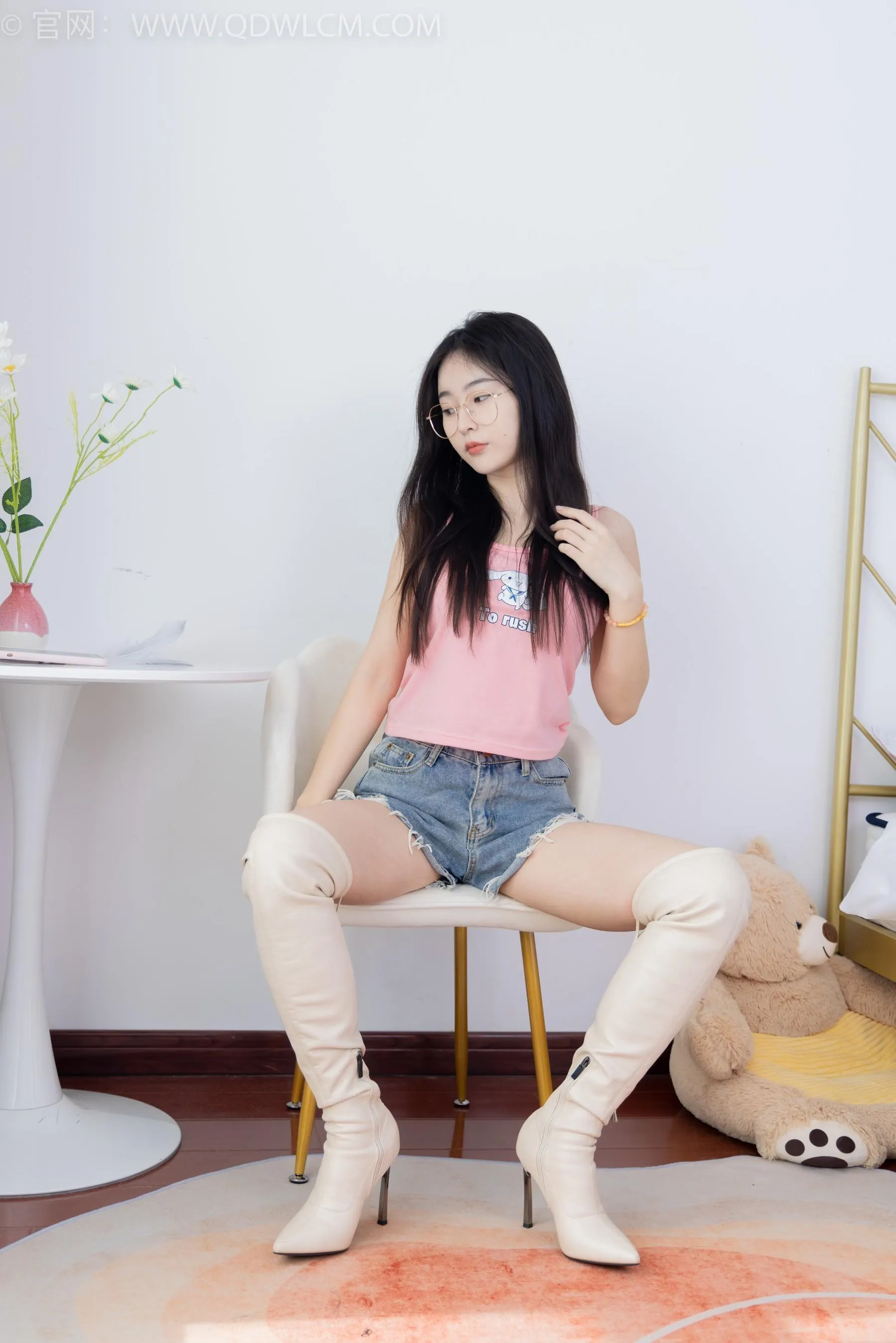 物恋传媒 NO.1519 美兔-机车少女 [171P]插图5